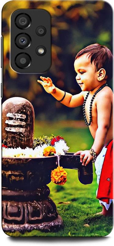 GRAFIQE Back Cover for SAMSUNG Galaxy A33 SHIVJI, LORD SHIVA, MAHADEV, BHIVLING  (Multicolor, Shock Proof)