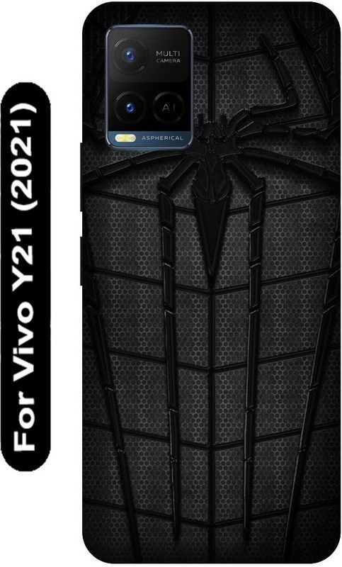 SSMORYA Back Cover for Vivo Y21 2021, Vivo V2111, Spider Man Printed  (Multicolor, Hard Case, Pack of: 1)