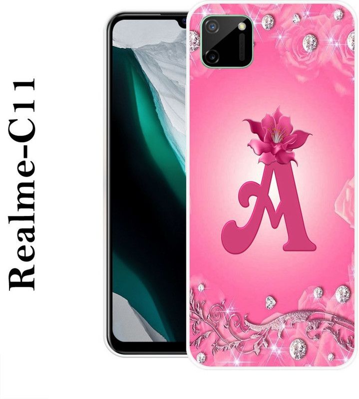 SUPERCASE Back Cover for Realme C11  (Pink, Grip Case, Silicon)