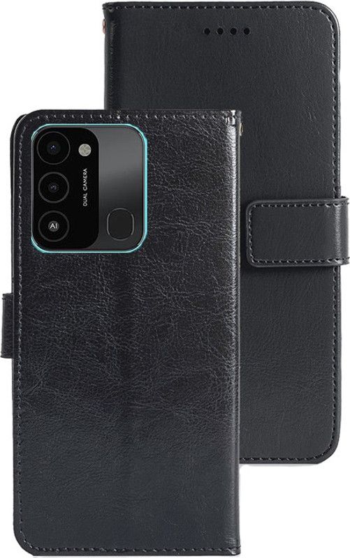 RK Seller Back Cover for Techno Spark 9  (Black, Grip Case, Pack of: 1)
