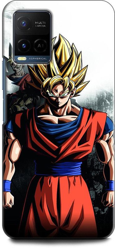 KEYCENT Back Cover for Vivo Y33s, V2109 VEGETA, DRAGONBALL, ANIME, GOKU, NARUTO, KAKASHI, NEON  (Multicolor, Shock Proof, Pack of: 1)