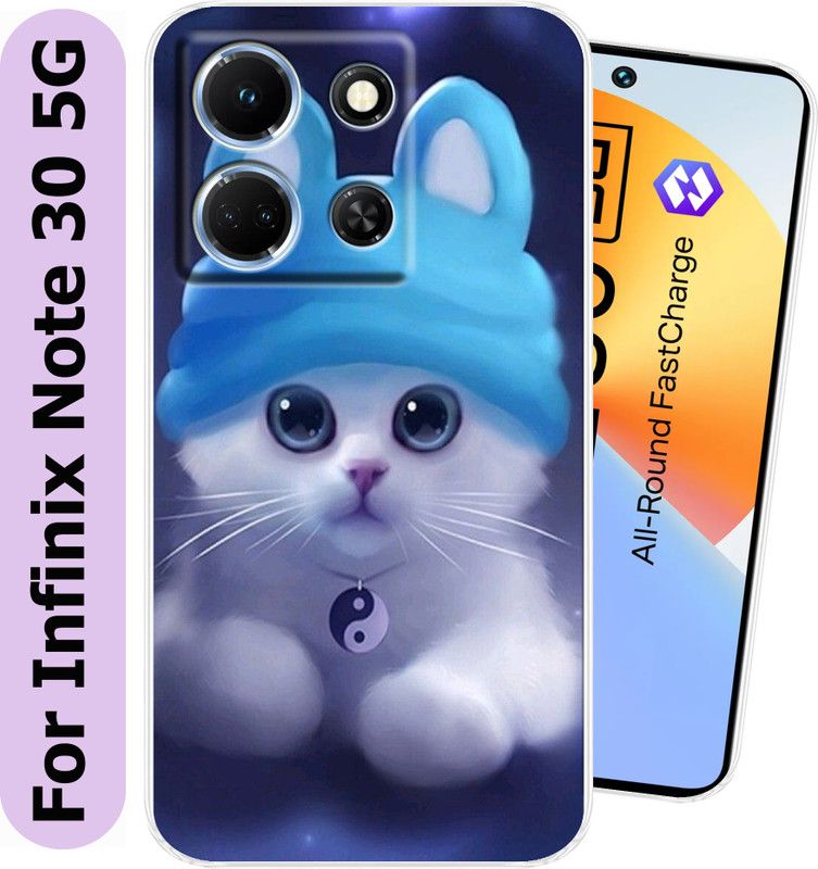 Tokito Back Cover for Infinix Note 30 5G  (Multicolor, Grip Case, Silicon, Pack of: 1)