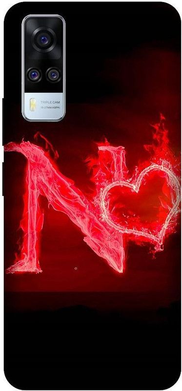 URCHIN Back Cover for Vivo Y51A N, N letter, Letter N, n love, N love  (Multicolor, Shock Proof, Pack of: 1)