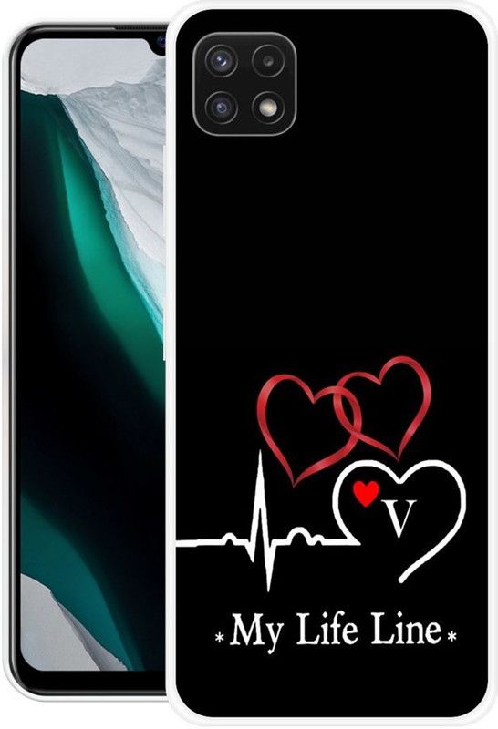 BLUEZAP Back Cover for Samsung Galaxy A22 5G  (Black, White, Grip Case, Silicon, Pack of: 1)