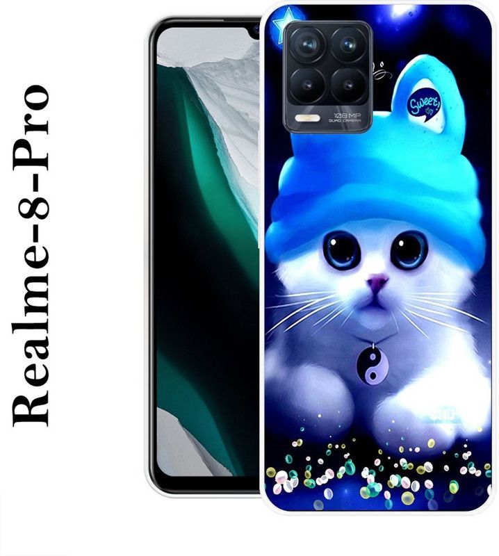 KUDI Back Cover for Realme 8 Pro  (Multicolor, Grip Case, Silicon)