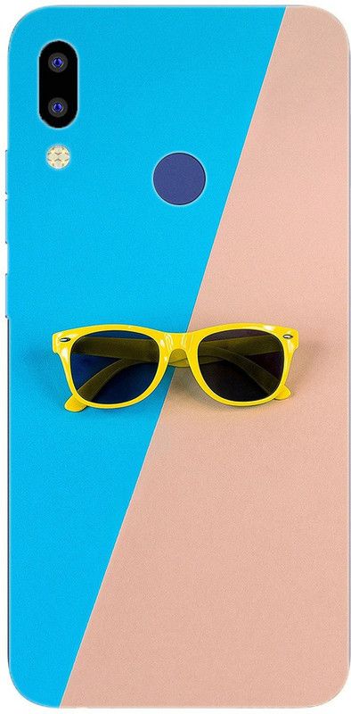 METOO Back Cover for Tecno id3k, Spectacles Design Back Cover_Print_305  (Multicolor, Dual Protection, Silicon, Pack of: 1)