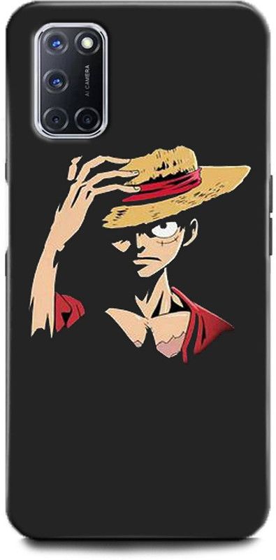 Afterglow Back Cover for Oppo A52 LUFFY, MONKEY D LUFFY, ANIME, YELLOW, FUNNY, CARTOON  (Multicolor, Shock Proof, Pack of: 1)