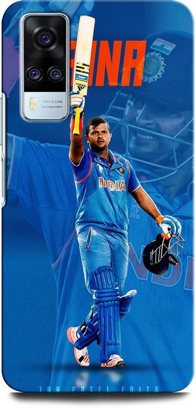 GRAFIQE Back Cover for Vivo Y51 V2030 SURESH RAINA, INDIAN CRICKETER, SPORT  (Multicolor, Shock Proof, Pack of: 1)