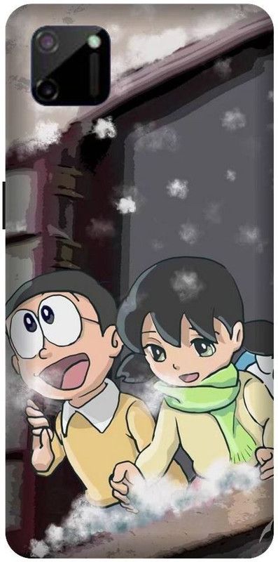 URCHIN Back Cover for Realme C11Nobita, Sizuka, Doraemon, Cartoon, cute, comic  (Multicolor, Shock Proof, Pack of: 1)