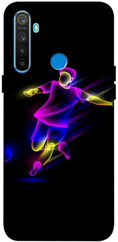 LUCKY MOBI.COM Back Cover for REALME 5  (Black, Waterproof, Pack of: 1)