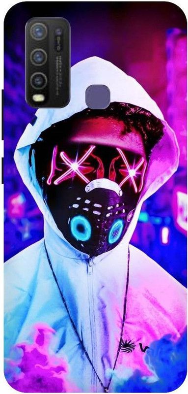 URCHIN Back Cover for Vivo Y50Neon, Neon Devil, Neon boy, Neon cool  (Multicolor, Shock Proof, Pack of: 1)