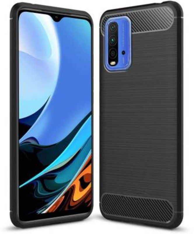 BHRCHR Back Cover for Mi Redmi 9 Power  (Black, Pack of: 1)