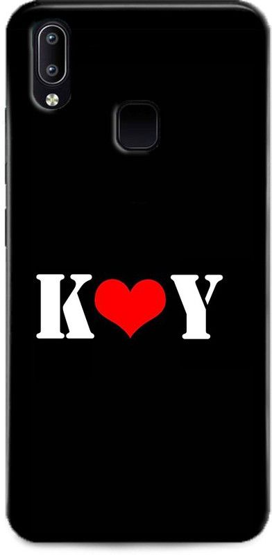 Afterglow Back Cover for Vivo V9 Youth K Y, K LOVES Y, NAME, LETTER, ALPHABET, KY LOVE, HART  (Multicolor, Shock Proof, Pack of: 1)