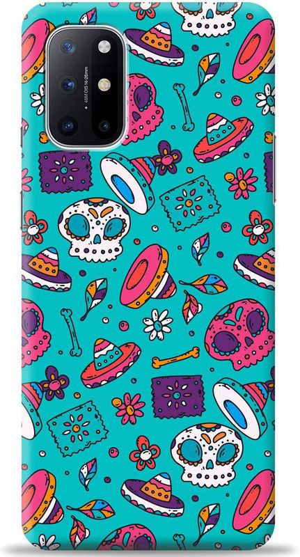 Crafter Back Cover for OnePlus 8T  (Blue, Shock Proof)