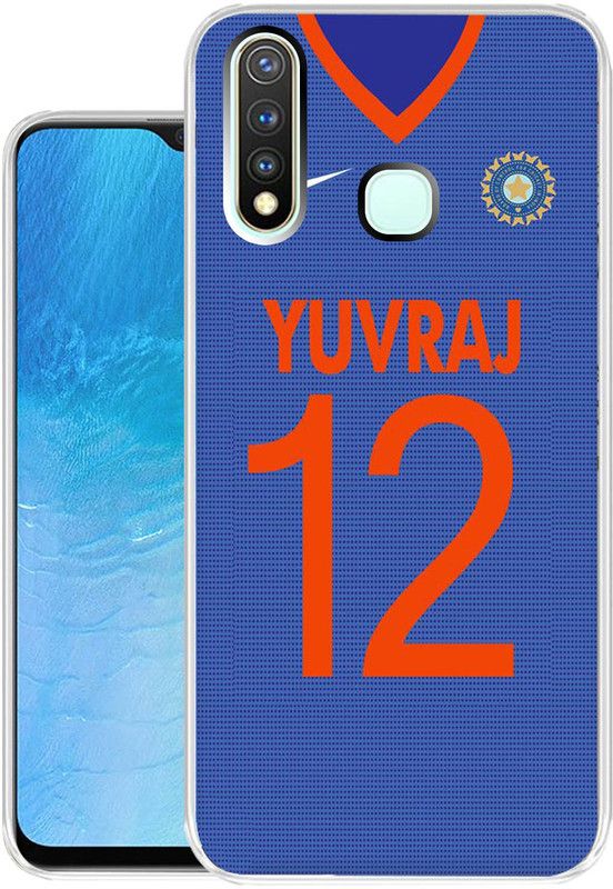 ONLITE Back Cover for Vivo Y19  (Blue, Grip Case, Silicon, Pack of: 1)