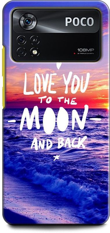 WallCraft Back Cover for POCO X4 Pro 5G MOTIVATIONAL, LOVE, MOON, NATURE, RRLIGIOUS  (Multicolor, Dual Protection, Pack of: 1)