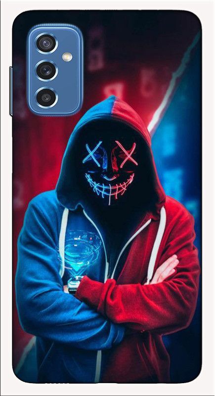 iprinto Back Cover for Samsung Galaxy M52 5G Marshmello Back Cover  (Multicolor, Hard Case)
