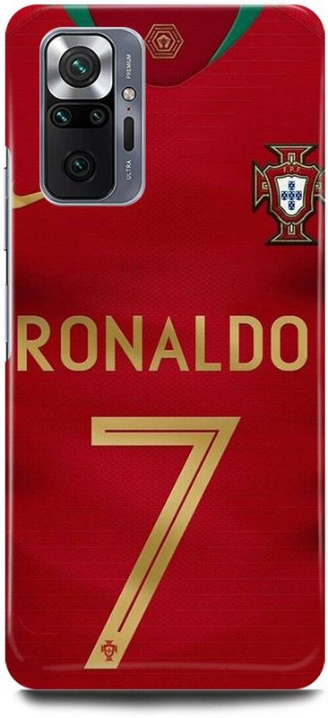 JUGGA Back Cover for Redmi Note 10 Pro Max, CRISTIANO, RONALDO, FOOTBALL, PLAYER, JUVENTUS  (Red, Hard Case, Pack of: 1)