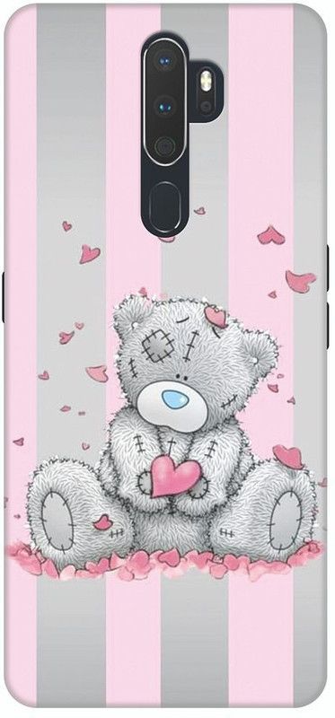 SPBR Back Cover for Oppo A9 2020, Oppo A5 2020  (Pink, Grey)
