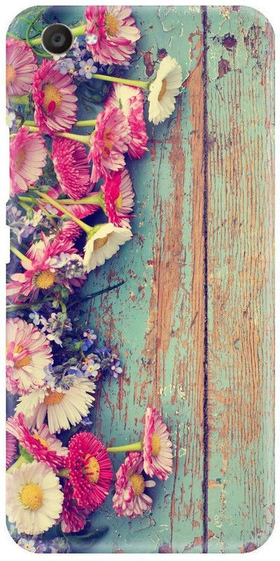 Smutty Back Cover for VIVO Y66, Vivo 1609 - Flower Print  (Multicolor, Hard Case, Pack of: 1)