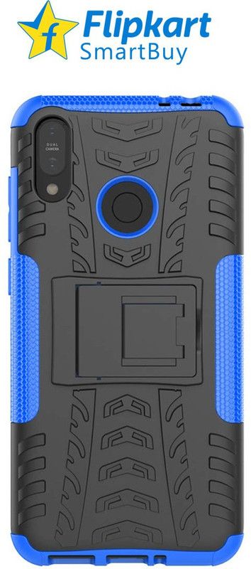 Flipkart SmartBuy Back Cover for Asus Zenfone Max M2  (Blue, Black, Flexible)