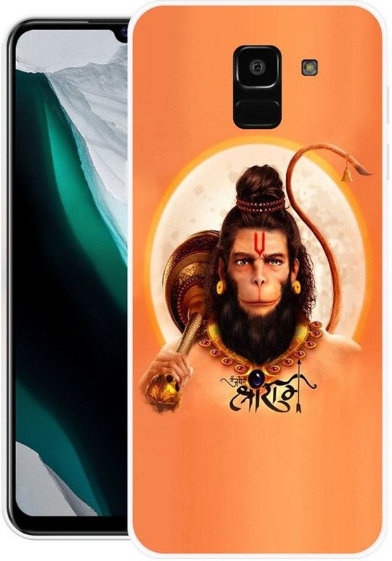 PINKZAP Back Cover for Samsung Galaxy J6, Samsung Galaxy On6  (Orange, Grip Case, Silicon, Pack of: 1)
