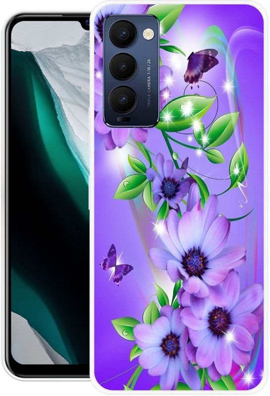 PAEDICON Back Cover for Tecno Camon 18  (Purple, Green, Grip Case, Silicon)