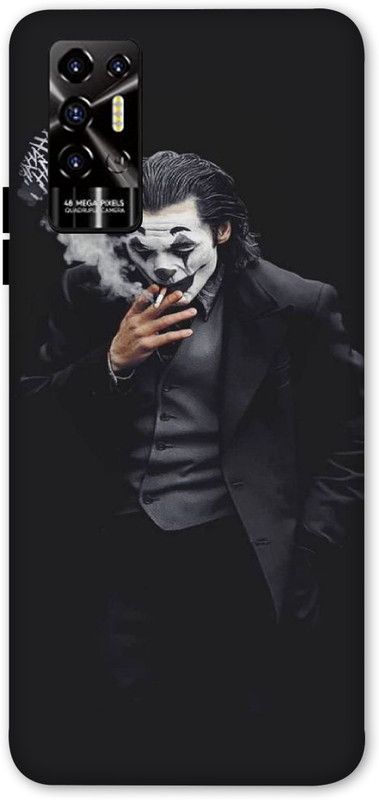 PANCHOLI Back Cover for Tecno Pova 2  (Grey, Flexible, Silicon)