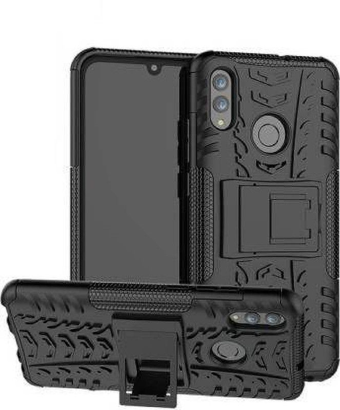 KrKis Back Cover for Honor 10 Lite  (Black, Shock Proof, Pack of: 1)