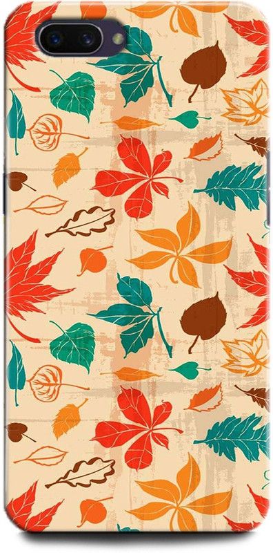 Afterglow Back Cover for Oppo A3s NATURE, FALL LEAVES, AUTUMN, ART, TEAL  (Multicolor, Shock Proof, Pack of: 1)