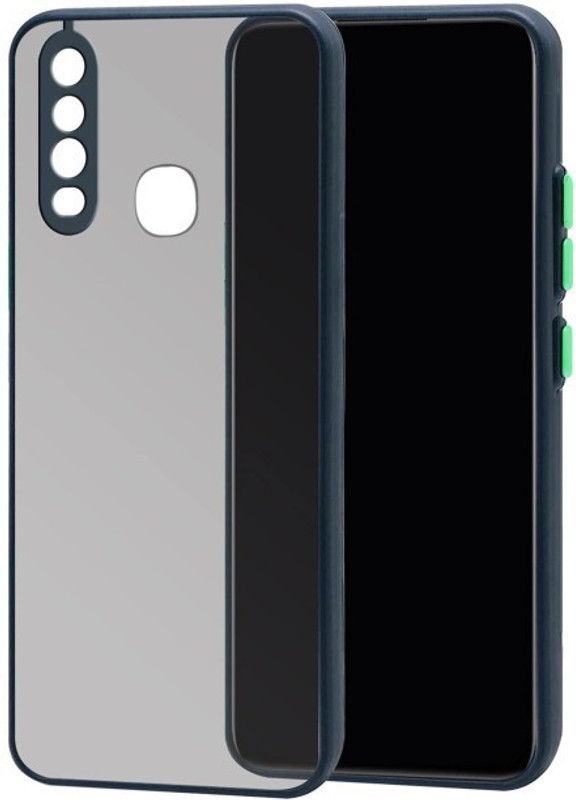 Techforce Back Cover for Vivo Y17  (Blue, Camera Bump Protector, Pack of: 1)