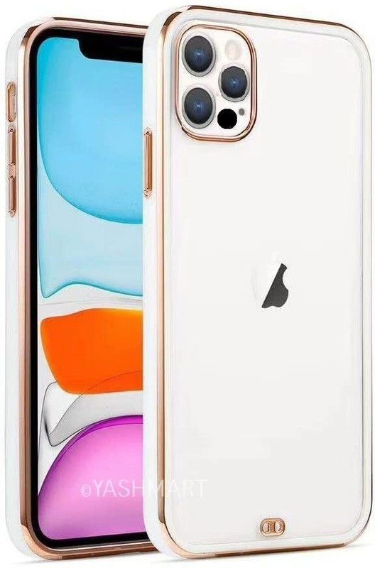 Next INN Back Cover for iPhone 13 pro  (Transparent, White, Pack of: 1)