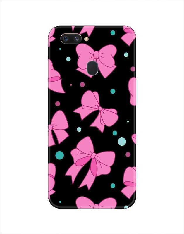 Smutty Back Cover for Realme U1, RMX1831, RMX1833 - Bow Print  (Multicolor, Hard Case, Pack of: 1)