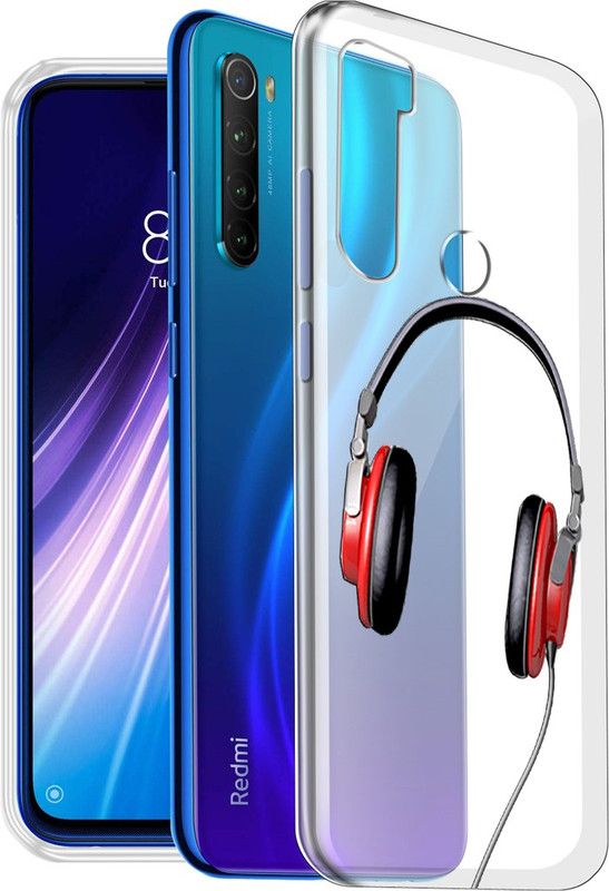 Nainz Back Cover for Mi Redmi Note 8  (Multicolor, Grip Case, Silicon, Pack of: 1)