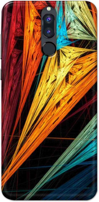 NDCOM Back Cover for Honor 9i Colorful Print Printed  (Multicolor, Hard Case)