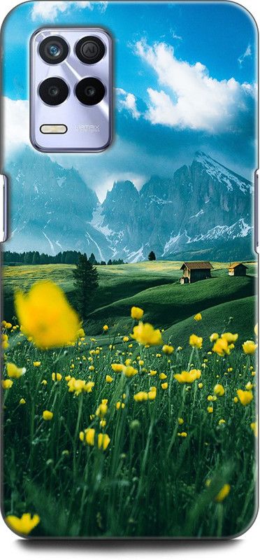 KEYCENT Back Cover for Realme 9 5G, RMX3388 TREES, NATURE, COLOURFUL GARDEN, GREEN, FLOWERS  (Multicolor, Shock Proof, Pack of: 1)