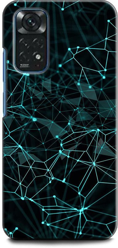 KEYCENT Back Cover for Redmi Note 11 RUBIKS CUBES, CUBES, SCHEME, BLUE, TRIANGLES, TEXTURE  (Multicolor, Shock Proof, Pack of: 1)