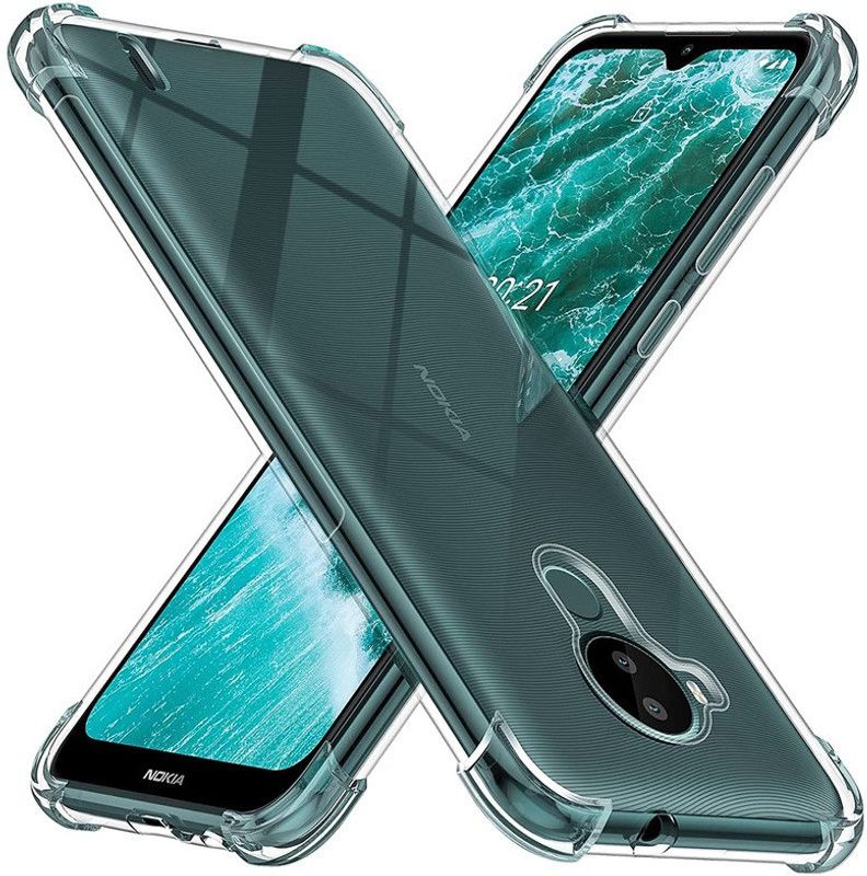 Cover Alive Back Cover for Nokia C30  (Transparent, Grip Case, Pack of: 1)