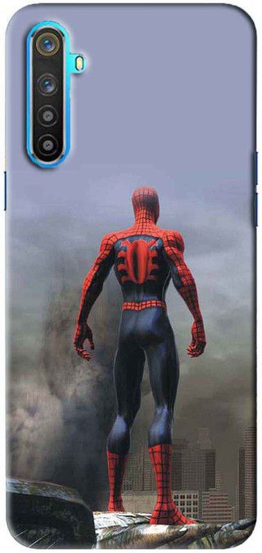 NDCOM Back Cover for Realme 6 Super Hero Spider Man Printed  (Multicolor, Hard Case, Pack of: 1)