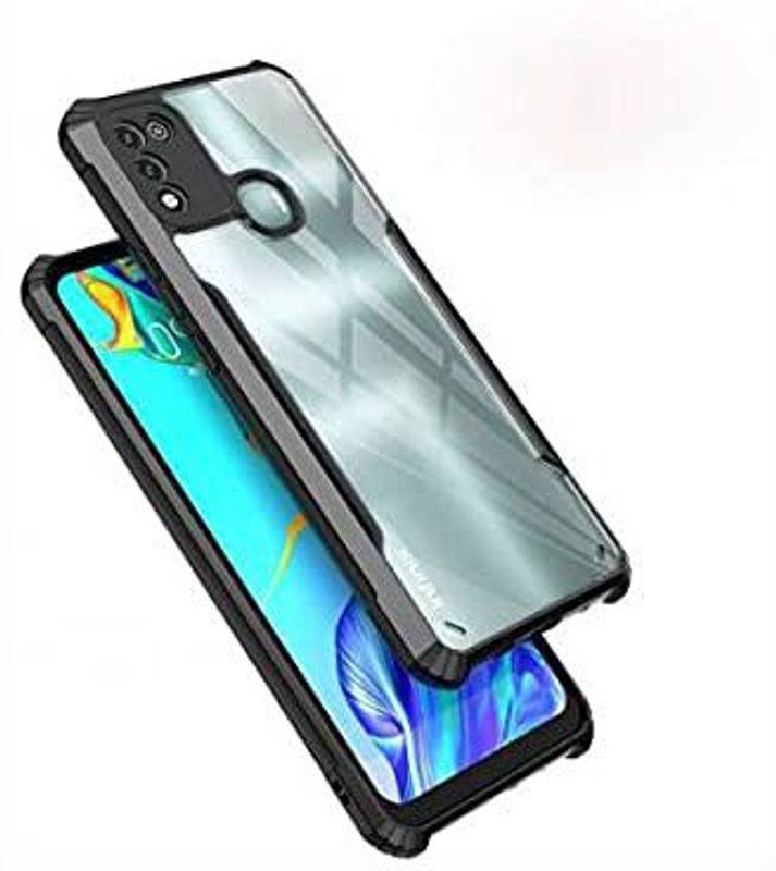 CONNECTPOINT Bumper Case for Infinix Hot 10s 6.82"  (Transparent, Shock Proof, Pack of: 1)