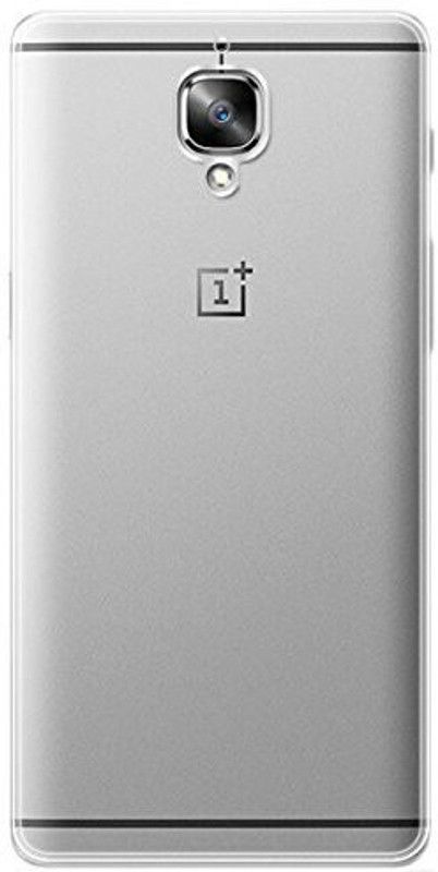 CASE CREATION Back Cover for OnePlus 3, OnePlus 3T Crystal Clear Totu Silicone Transparent Flexible Soft Corner protection Slim Back Case Back Cover  (Transparent, Silicon, Pack of: 1)
