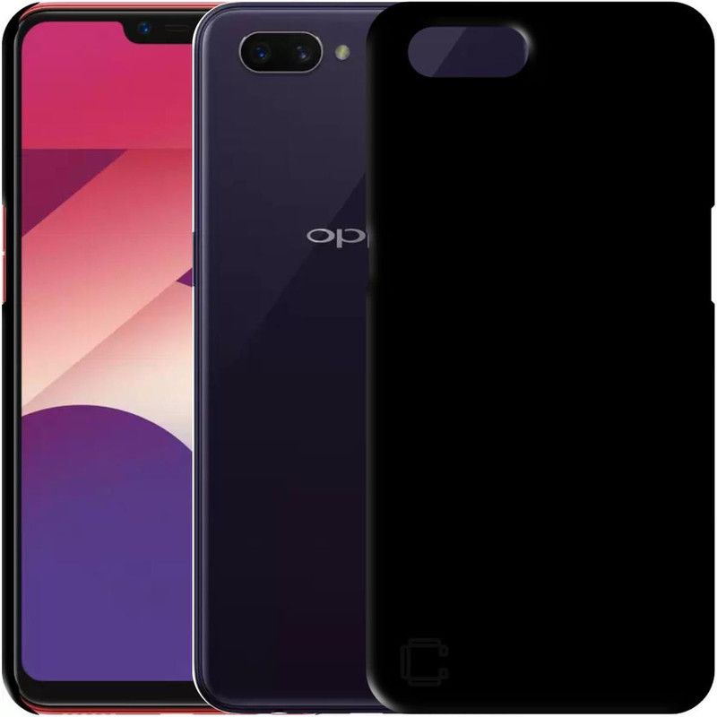 CASE CREATION Back Cover for Oppo Realme C1  (Black, Grip Case, Pack of: 1)