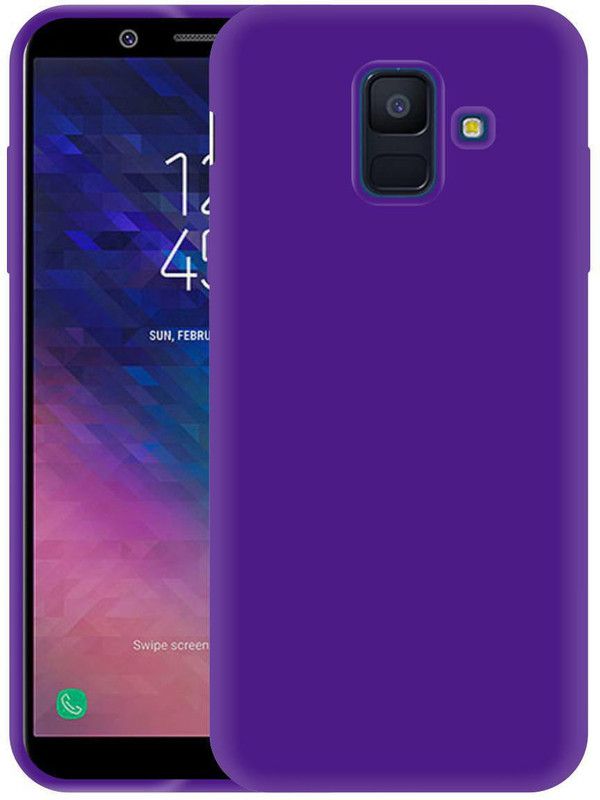 CASE CREATION Back Cover for Samsung Galaxy A6 (New Launch 2018)  (Purple, Dual Protection, Pack of: 1)