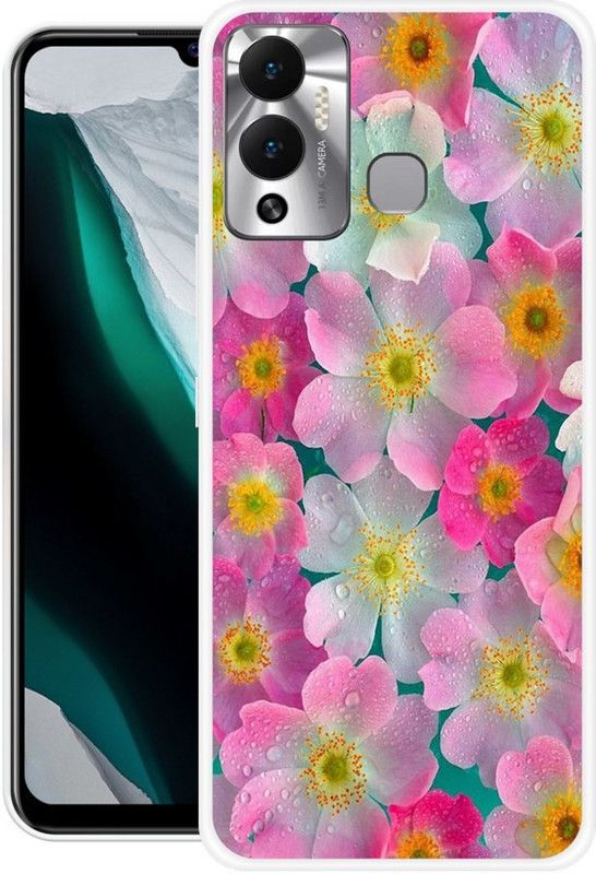 INDIALAND Back Cover for Infinix Hot 12 Play  (Multicolor, Grip Case, Silicon)