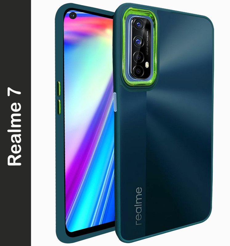 Artistque Back Cover for Realme 7  (Green, Matte Finish, Pack of: 1)