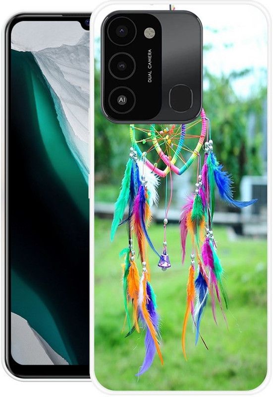 RJ14 (Online) Back Cover for Tecno Spark 8C  (Multicolor, Grip Case, Silicon, Pack of: 1)