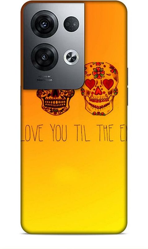 Keviv Back Cover for OPPO Reno 8 Pro  (Orange, Hard Case, Pack of: 1)