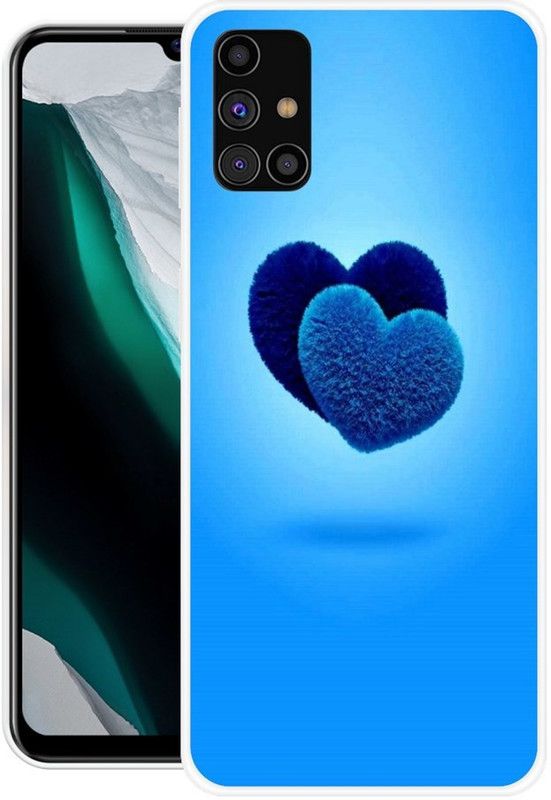 Krtagy Back Cover for Samsung Galaxy M31s  (Blue, Dual Protection, Silicon, Pack of: 1)