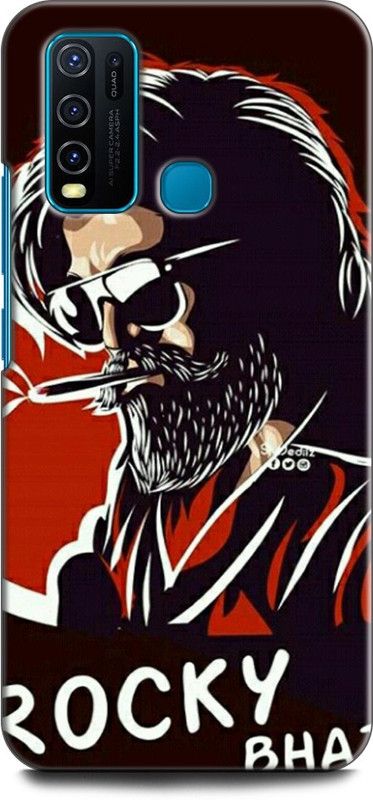 KEYCENT Back Cover for Vivo Y50, Vivo 1935 KGF, ROCKY BHAI, YASH, NAVEEN KUMAR GOWDA, SOUTH STAR, ACTOR  (Multicolor, Pack of: 1)