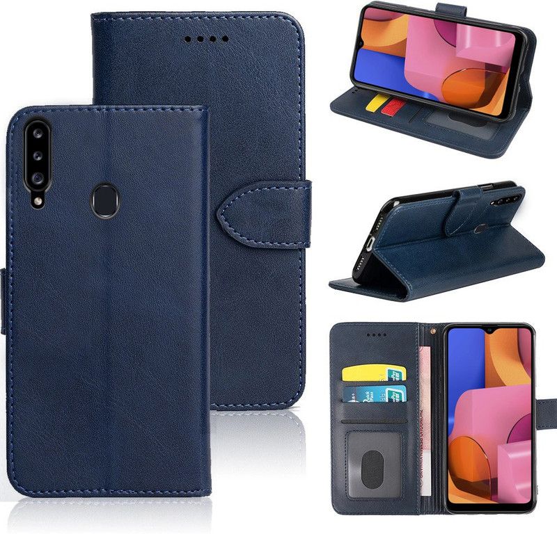 BOZTI Back Cover for Samsung Galaxy A20S  (Blue, Grip Case, Pack of: 1)